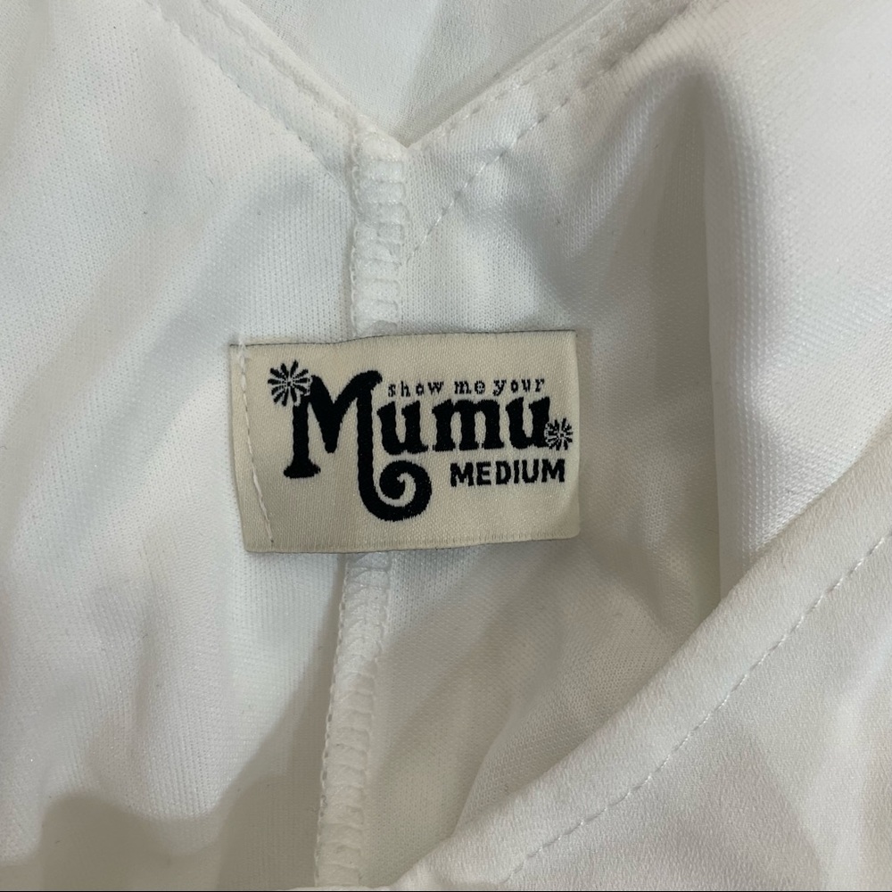 NWOT Show Me Your Mumu Kendall White Maxi Dress - Picture 5 of 10